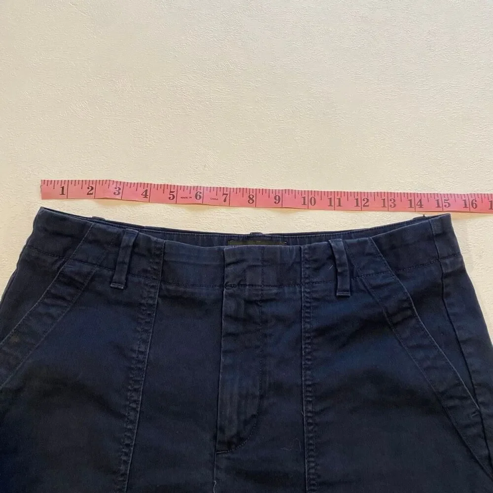 Banana Republic Authentic Chino Shorts Women Size 6 Navy Blue Casual Shorts - Picture 6 of 8